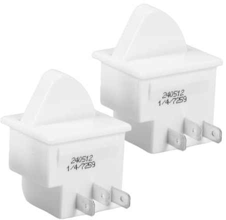 HEALLILY 2pezzi Interruttore Per Frigorifero Pin Sostituzione Per Controllo Congelatore Facile Installazione Per e