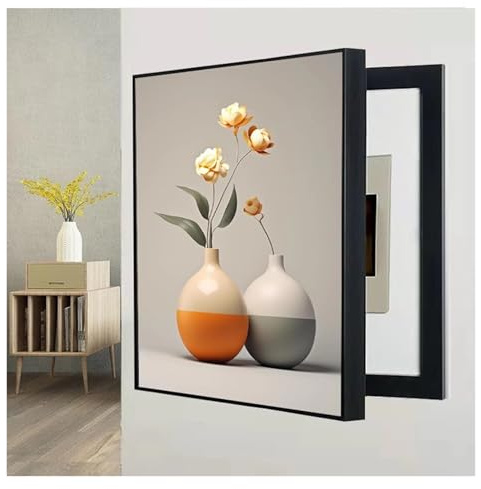 Qulamrdk KreativitäT Elektrischer Verteilerkasten Dekorativer Kasten Dekorative Malerei Innendekoration, Gemälde Verstecken Verteilerkasten Dekorative(B,19.6inx27.5in/50 x 70 cm)