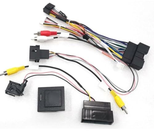 VRTYVEYBB Autoradio CANBUS Adapter für Ford Focus 2011-2019 mit Netzkabel, 12V ABS Canbus Box für Direkteinbau, kompatibel mit Ford Focus MK3/MK2.5 Modellen