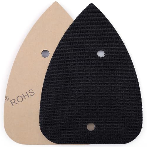 LotFancy Detail Sander Replacement Backing Pad, Replaces OE # 577044-01, Pack of 2, for Black & Decker Mouse Sander MS500, 11667, 11670, 11680, Craftsman 900116700, 900116670
