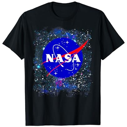 NASA Official Logo In The Stars Premium Graphic T-Shirt