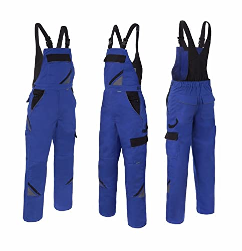 Professional Latzhose Arbeitslatzhose Sicherheitshose Arbeitshose Berufskleidung(PROF-LATZ-N) (58)