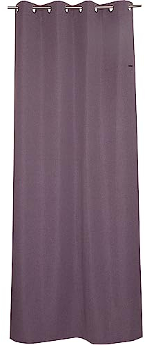 ESPRIT Ösen Vorhang lila Blickdicht • Gardinen Vorhang 140 x 250 cm • Ösenschal Harp • 100% Polyester
