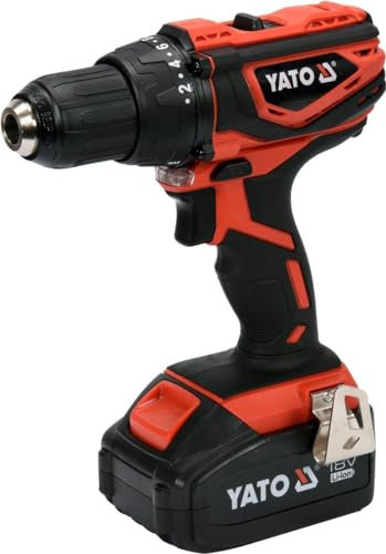 YATO WIERTARKO-suktuvas 18V 40Nm 2x3.0Ah LI-ION SILNIK MABUCHI. W WALIZCE 82784
