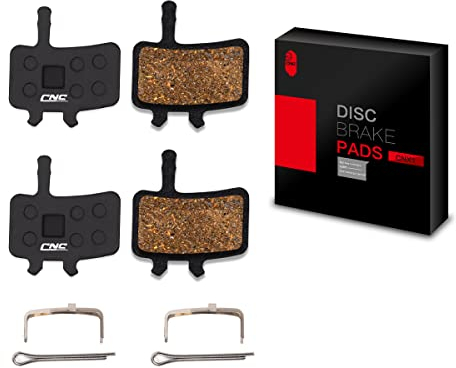 CNC Bremsbeläge für Avid BB7 Juicy 3 5 7,2 Paar Fahrrad Bremsbeläge für SRAM Avid Juicy 3 5 7 Ultimate,Harz organische