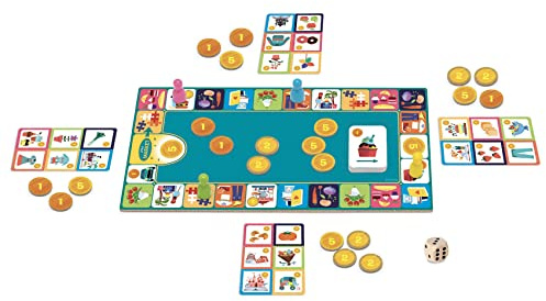 DJECO - Cool School Little Market Geschicklichkeitsset, Mehrfarbig (38533)