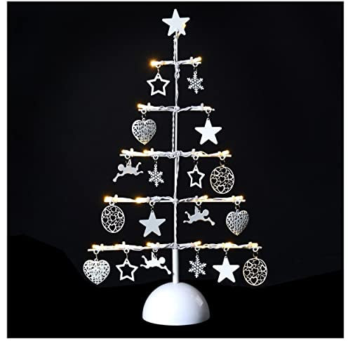 Hogar y Mas ÁRBOL DE Navidad LED METÁLICO 26X10X45