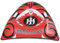 HGYJ Tube à Neige, traîneau Gonflable Triangulaire épaissi Robuste 0,38 mm 100 cm Tubes à Neige en PVC Flotteur Gonflable avec poignées, pour Enfants/Adultes Ski,Red,One Size