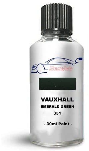 Xtremeauto Touch Up Paint For Vauxhall/Opel Omega Emerald Green 351 Direct Appliance Chip Scuff Mark Brush In Lid