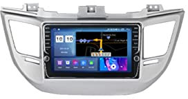 9 Inch Touchscreen Android Auto Car For Hyundai Tucson IX35 2014-2018 Plug And Play Android 10 Bluetooth Car Stereo Support Subwoofer/Mirror Link/Reverse Camera (Color : A K100S 4-Core 1G 16G)