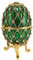 Emailliertes Fabergé-Ei, dekorative Schmuckschatulle mit Scharnier, einzigartiges Ornament für Zuhause Kommode Geburtstagsparty, dekorative Schmuckschatullen für Mädchen oder