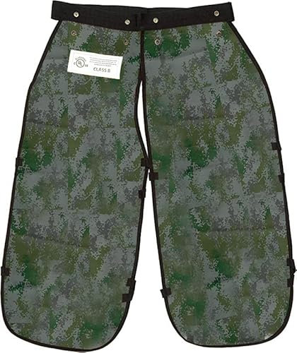 FORESTER Kettensägen-Chaps für Herren – verstellbarer Gürtel – Kettensägen-Chaps für Herren, Schürzen-Stil mit Tasche, Kettensägen-Sicherheitsausrüstung, Kettensägen-Sicherheitsausrüstung,