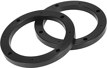 A ABSOPRO Car Speaker Spacer Adapter Ring 5'' 12cm ID Speaker Spacer(Set of 2)