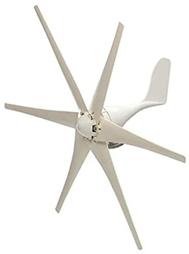 Turbinas eólicas Generador de Viento Molino de energía Turbinas de energía Carga 12V 24V 48 Voltios 6 Hoja de Fibra de Nylon Horizontal Hogar