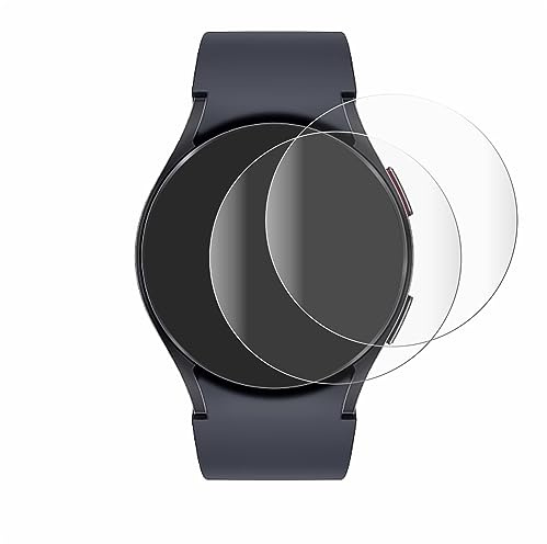 BROTECT 2 Stück Full-Cover Schutzfolie für Samsung Galaxy Watch 6/5 (44 mm) Full-Screen-Folie [3D Curved, Anti-Fingerprint, Kristall-Klar]