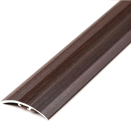 NOKTAI Bodenübergangsstreifen-Übergangsschwelle für Fliesen und Holzboden-Übergangsschwelle für unebene und Ebene Böden, Aluminiumlegierungsmatten-Umfangsstreifen, Mehrzweck-Türspalt-Verb