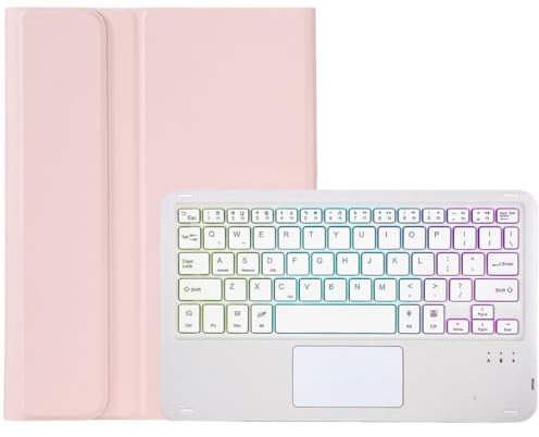 FIABANO Wireless Bluetooth Backlit Keyboard Case for Lenovo Tab P11 Pro Gen 2 (2nd Gen) 11.2 (TB-132FU / TB-138FC), Keyboard Folio Case & Backlight & Touch Mouse