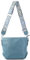Damen Tasche Shopper Hobo Bags Crossbody Schultertasche Umhängetasche Handtasche Gürteltasche Crossover Kunst Leder Denimblau