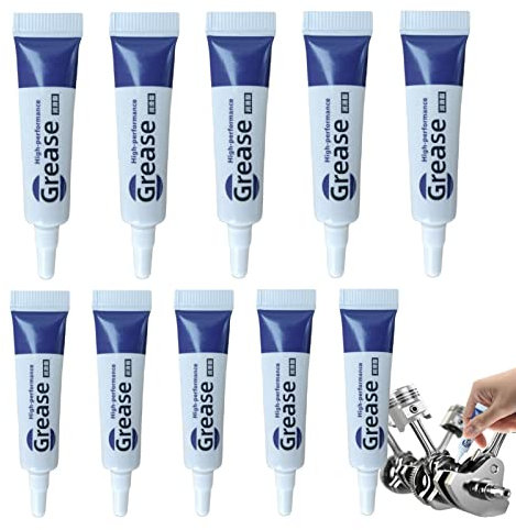 PEKMAR Graisse Silicone pour Joints toriques | Graisse Silicone étanche,Lubrifiant de plongée en Silicone 10 pièces, lubrifiant Transparent pour Machine, empêche Les vannes et Les Joints toriques de