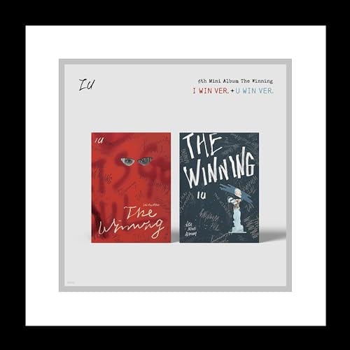 IU The Winning 6th Mini Album CD+Photobook+Accordion photocard+Mugshot photocard+Crossword puzzle postcard+Logo sticker+Hidden message card+Photocard+Tracking Sealed (SET(I win+U win))