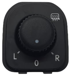 Spiegel Schalter Verstellknopf beheizbar Schwarz für VW Golf 5 6 Plus Passat 3C CC Tiguan Touran Jetta