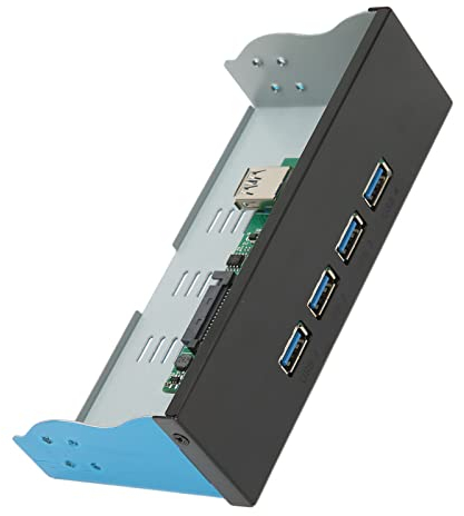 Ub5,25-Zoll-Frontplatten-Hub4 Portront-Panel HSB-FrontplatteFrontplatten-Hub, USB 3.1 Frontplatten-Hub 5,25 Zoll 4 USB3.1-Typ-A-Anschlüsse Port USB 3.1 Gen 2 10 Gbit/s