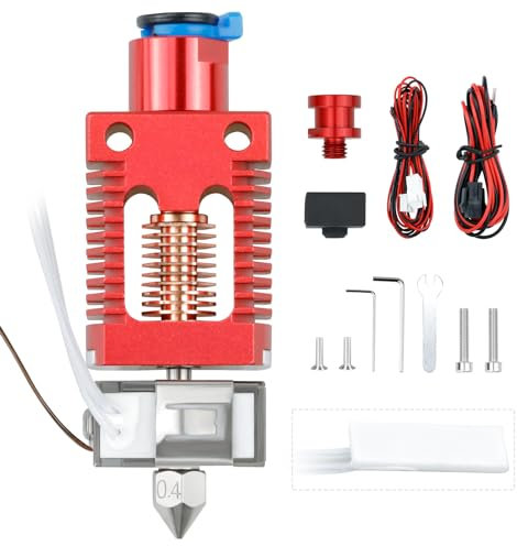 Ender 3 v2 hotend Upgrade Xirbbo Ender 3 pro Soporte de alta temperatura de flujo alto 300 ℃ Impresora 3D Rapido Hotend Kit compatible con Ender3/Pro/V2/Max/Ender 5/Pro/Plus/CR10