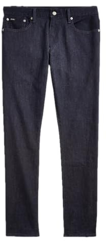 Ralph Lauren Herren Jeans Sullivan Slim Fit | Stretchjeans mit Five-Pocket-Design | Dunkelblau Größe 32/32