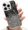 LCHULLE for iPhone 16 Pro Max Case Girls Women Glitter Bling Clear Cover Cute Crystal Slim Fit Bumper Silicone Phone Case for iPhone 16 Pro Max 6.9 inch 2024,Black