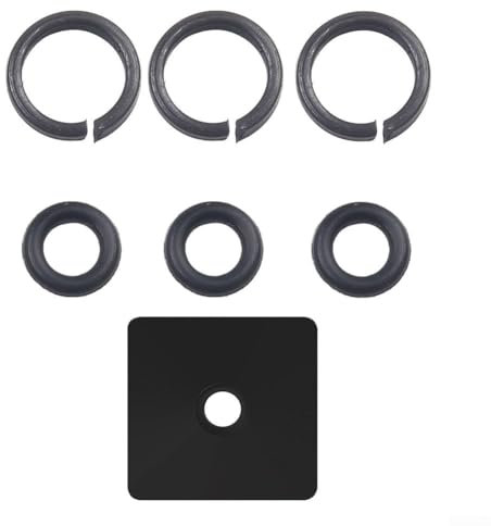 Ersatz-Haltering-Clips mit O-Ringen für Druckluftschlüssel, 3 Stück, mit Montagewerkzeug