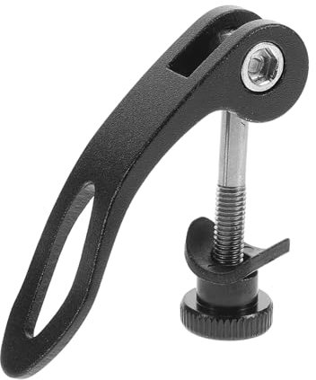 BESPORTBLE Schnellspanner Sattelstützenklemme Für Fahrrad Aluminiumlegierung Verstellbar M5x45mm Schwarz Für Mountainbike Und Rennrad