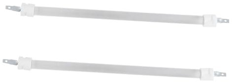 iplusmile 2stücke Teiliges Ersatz-heizrohr Für Elektrische Heizstrahler Hochtemperaturbeständiges Quarzheizrohr Schnelles Aufheizen Langlebiges Heizstab-ersatzteil Für Terrassenheizpilze