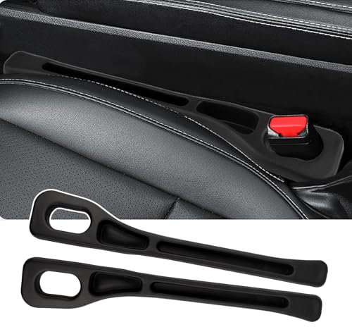 CPENG 2 Stück Autositz Spaltfüller – Universal Autositz Organizer, Autositz Lückenfüller, Praktische Aufbewahrungsbox für Autositze, rutschfest & Platzsparend, Auto Zubehör