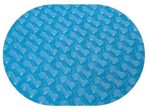 Solarplane Light Blue 400 µm GeoBubble Oval 614x300cm Erwärmung Solarfolie Pool