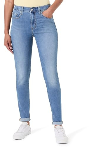 Levi's Damen Jeanshose 721 mit Stretch-Anteil, Skinny Fit, Blau (Loud Cool), W28/L28
