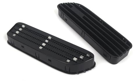 EOTCXJBX Rejilla de ventilación de flujo de aire for guardabarros laterales, color negro, 1 par, compatible con BMW E46 M3