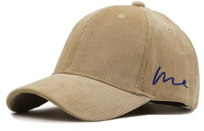 YAMEE Baseball Cap Herren Cord Wärmend,Großer Kopfumfang,Schirmmütze Damen Einfach Mode,Wintermütze Unisex Winddicht,Basecap Herren Verstellbarer,Baseballkappe Damen Atmungsaktiv