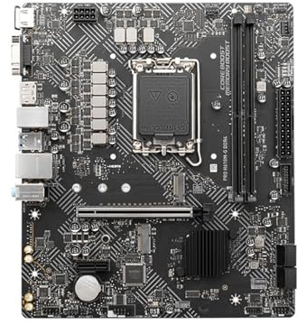 motherboard Fit For MSI PRO H610M-G DDR4 Motherboard - LGA1700 For Intel 12/13/14th Gen CPUs, 3200MHz, PCIe 4.0, HDMI/DP/VGA