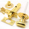 Brass 60mm Bathroom Door Privacy Lock