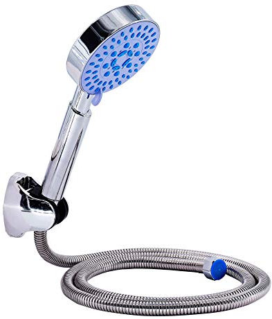 Mano la Cabeza Ducha de Mano Universal Ahorro de Agua con Manguera de Ducha y Base para Casa Hotel