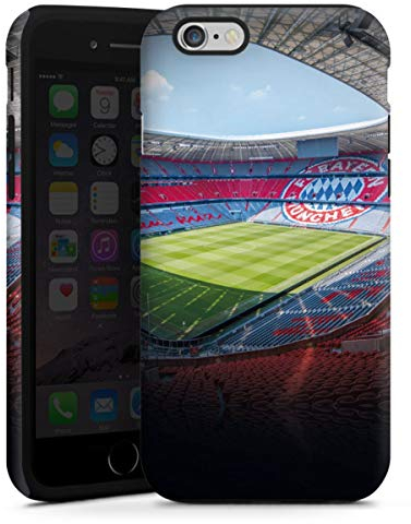 DeinDesign Panzer Handyhülle kompatibel mit Apple iPhone 6 robuste Outdoor Hülle Schutzhülle glänzend FC Bayern München FCB Stadion