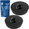 Tapones universales, Juego de 2, para Fregadero, Tapones para Drenaje de 1-1/2“, de Ø 41 – 36 mm, PVC, Tapones para Desagües, Tapones para bañeras, para Fregaderos, Lavabo, Negro, Drain Plugs