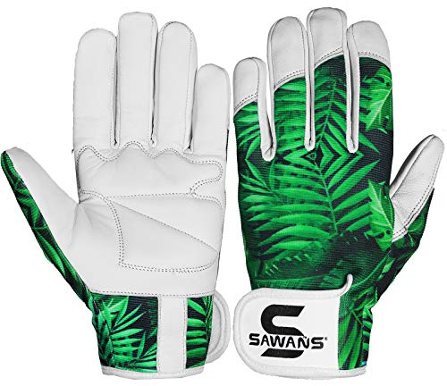 SAWANS Gartenarbeit Montagehandschuhe Kurzarm Ärmel Arbeitshandschuh Männer Frauen Dornenfest Schnitt Rosen-pflanzen, Gebäu gartenanlagen (Kurze Handschuhe, XL)