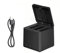 AFAITH Caricabatterie a 3 canali per GoPro Hero 9/10/11/12 Black, ricarica rapida con cavo USB di tipo C Accessoriper GoPro Hero 9/10/11/12 Black