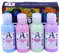 Bastelzone Chalky Acrylfarben Set – 4 Farben je 100 ml Kreidefarben für Kinder & Erwachsene. Malfarben für Holz, Leinwand, Papier, Stoff, Stein, Metall, Pouring 4 x 100ml (Pastell Kreidefarben)