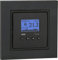VEMER VE780001 KIROS INT - Thermostat Heizung Digital mit 4 Tasten, Raumthermostat für Fußbodenheizung, Heizungsthermostat mit Montage auf Unterputzdose, Stromversorgung 230V, Grau/Weiß