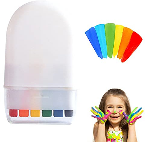 FONDUO Face Paint, Gay Rainbow Fancy Dress Face Paints, Face and Body Paint for Gay Pride Parade, Football Fans Face Makeup Party Festivals Celebrations Body Decoration