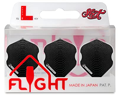 Shot! L-Style Americana Gator Black L1 - Dart Flights