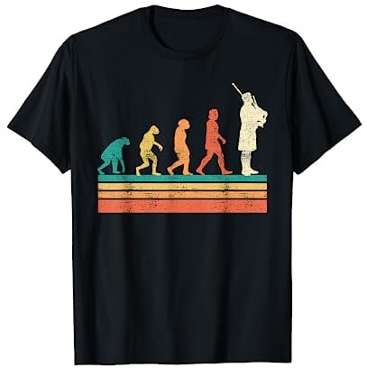 Musiker Dudelsackspieler Evolution Dudelsack T-Shirt
