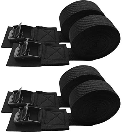 ZIUTPDAX 4 Stück Auspeitschen Freien Binden Gurt Surfbrett Kajak Dach Träger Nocken Schnalle Seil Seil Binden Oben Top Rack Gürtel für Auto Fahrrad Riemen Festbinden